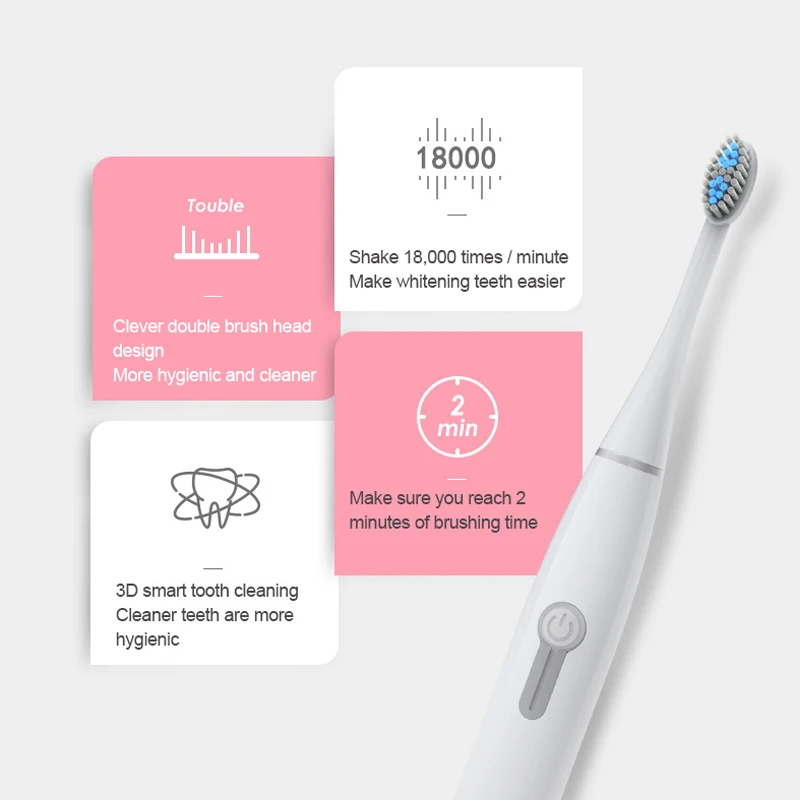 Electric toothbrush home non-rechargeable smart automatic ultrasonic toothbrush sonic teeth brush for kids travel toothbrush Electric toothbrush home non-rechargeable smart automatic ultrasonic toothbrush sonic teeth brush for kids travel toothbrush