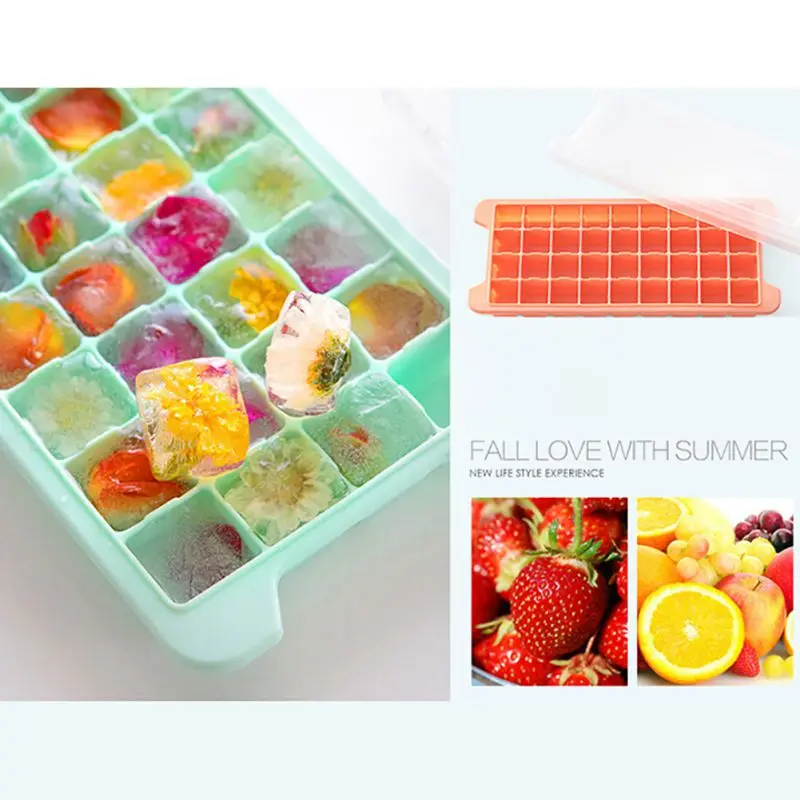 DIY креативная большая силиконовая форма для льда лоток квадратной формы куб форма фруктовое мороженое производитель аксессуары для кухни с барной стойкой