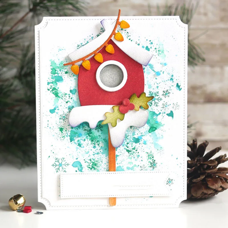 

Metal Cutting Dies for Scrapbooking Mailbox Bird Die Cut Card Make Stencil Craft Model Album Background Decoration 2019 New Dies