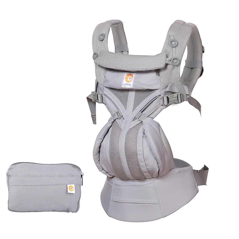 omni-mesh dot gray Egobaby младенец новорожденный удобное приспособление для переноски эргономичная переноска для младенца Многофункциональный дышащий слинг рюкзак Детская коляска omni 360 - Цвет: omni-mesh dot gray