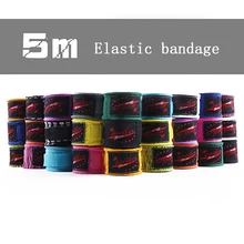 Повязки для рук, бинты длиной 5 м, тренировочные повязки для бокса, спортивные, разноцветные, Муай Тай, повязки для рук, поддержка запястья