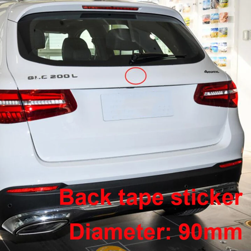 90 мм круглая Звезда эмблема значок для Mercedes Benz GLC 260 300 автостайлинг Средний