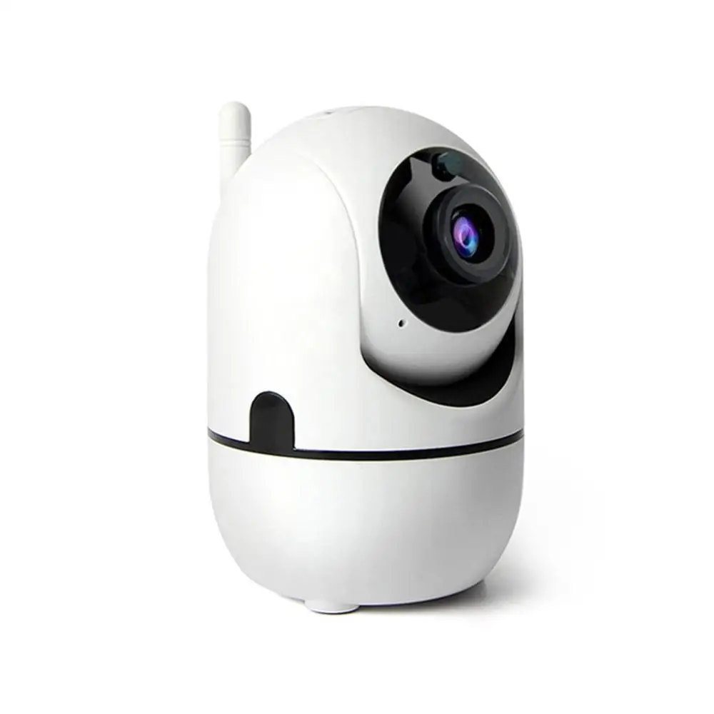 1080P Автоматическая отслеживающая беспроводная камера видеонаблюдения Wifi Сеть удаленный мобильный телефон домашний артефакт Ipc белый