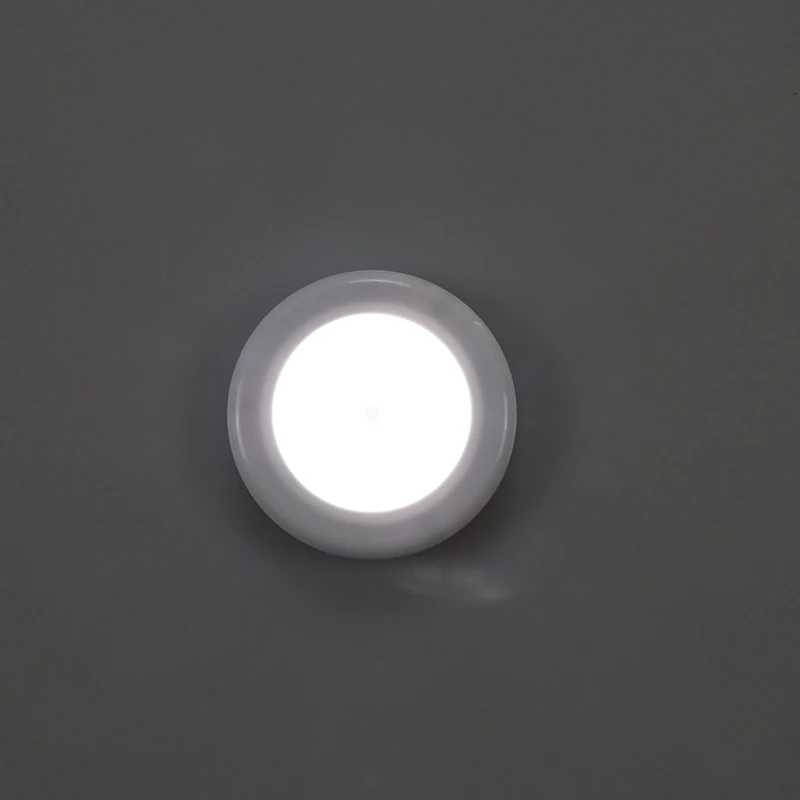 

6 Led Motion Sensor Activated Wall Light Smart Thin Mini Round Night Light 2019