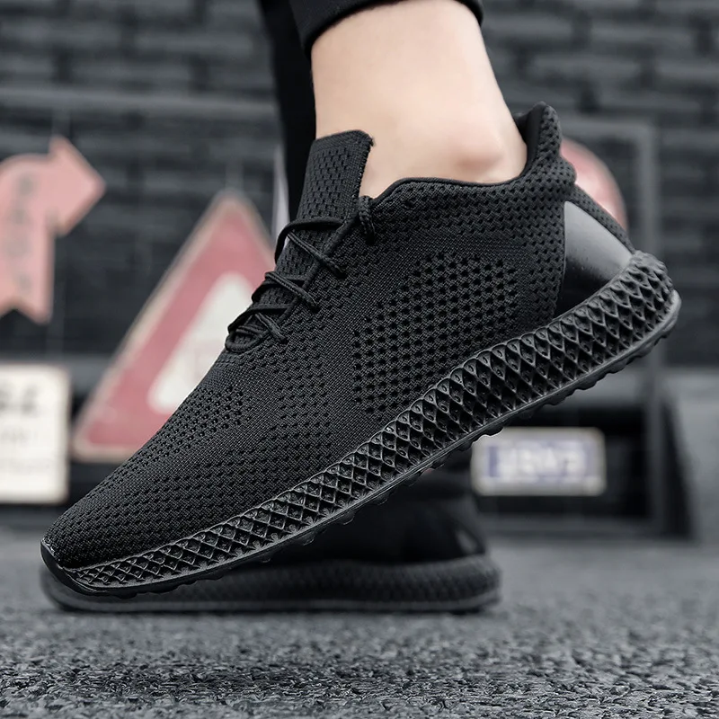 

2019 Athletic Shoes MEN'S SHOES Spring And Autumn New Style Breathable Mesh Running Shoes Casual Lightweight Cushioning Coconut