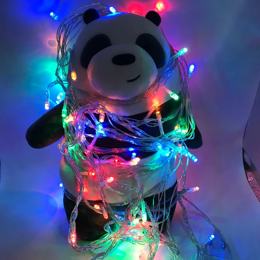 20M 30M 50M 100M Christmas LED String Light 220V EU/AU/UK Plug Connectable with Tail Plug 200/300/500/1000 LEDS Waterproof D35