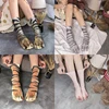 Calcetines largos de algodón suave y divertido para hombre y mujer, calcetín de tobillo alto con diseño de gato en 3D, de leopardo, Tigre, Harajuku, para Navidad ► Foto 3/6