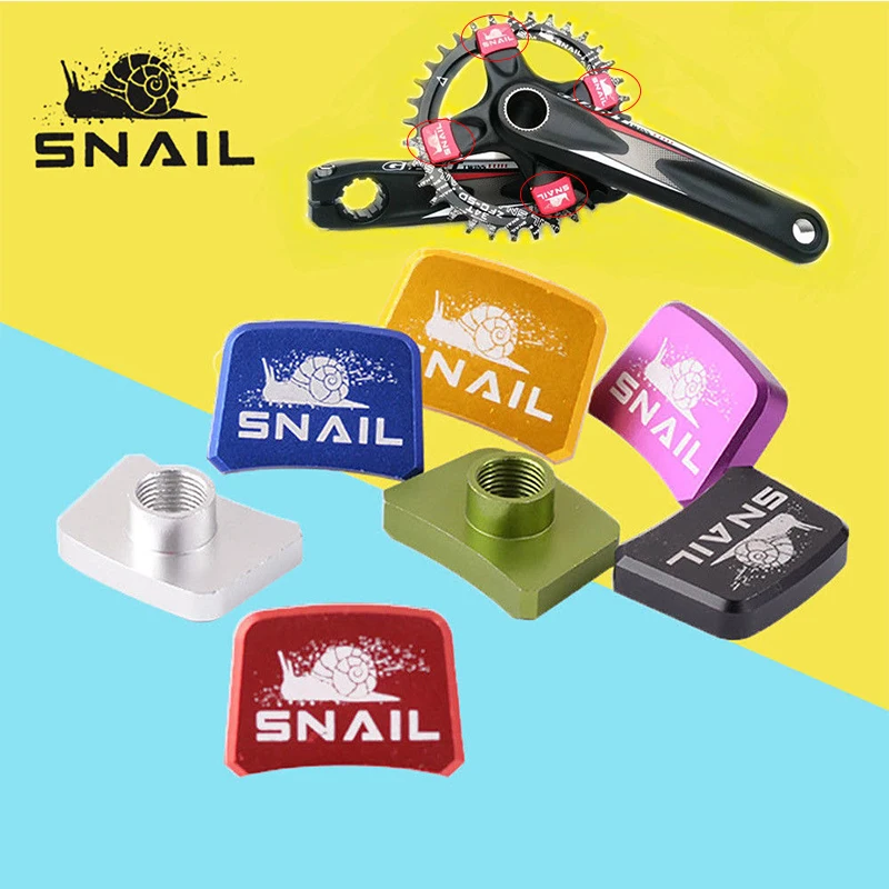 Винты для велосипедных колес SNAIL MTB 7075 алюминиевый сплав одиночные болты горных и