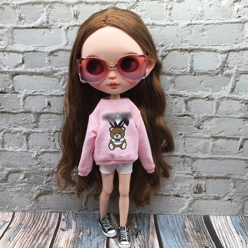 

Blyth OB24 Azone Licca OB22 Girl BJS Doll Clothes Top Bottom Shirt Coat Suits Pants LE11