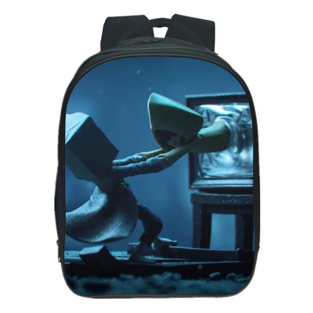 13 Pollici Piccoli Incubi Zaino Ragazzi Ragazze Adolescenti Borse Da Scuola Bookbag Cartone Animato Viaggi Casual Mochilas. Supporto Personalizzato
