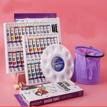 

Watercolor paint large capacity 12ml gouache paint set for children to draw hand-painted tools for beginners paint for painting