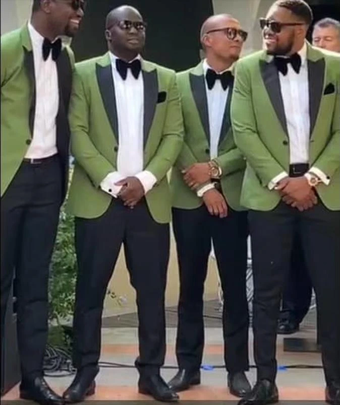 Mint Green 2022 New Groomsmen Formal Tuxedo Groom Dress Peaked Lapel Trajes  Para Hombre For Best Men Costume Homme Clothing - Suits - AliExpress