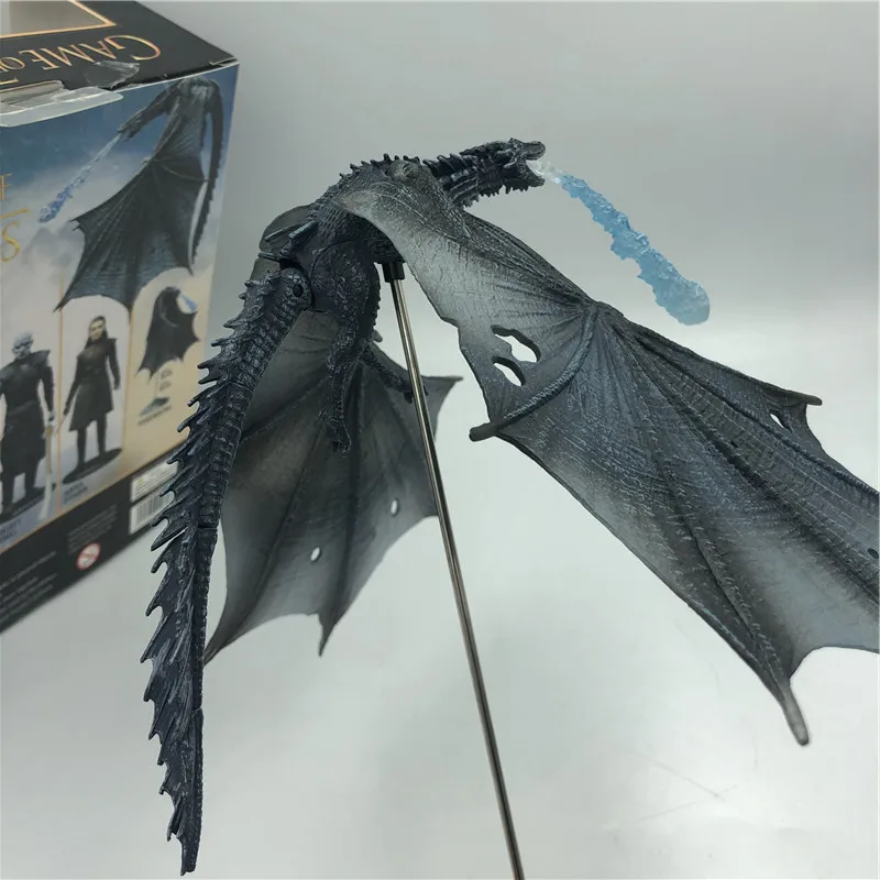 Игра престолов Ice Dragon Joint подвижный вер. ПВХ фигурка из фильма модель украшения игрушки для подарка 19 см