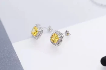 

YGU09 925silver Wedding Eardrop For Women Simulated Jewelry Engagement Eardrop Accessories