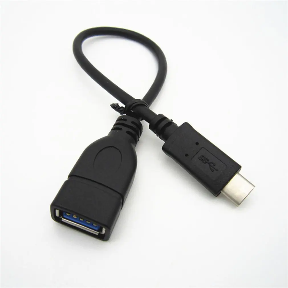 1 шт. OTG кабель USB-C 3,1 Тип C штекер USB 3,0 тип A Женский OTG адаптер кабель-конвертер Шнур кабель передачи данных для u-диска