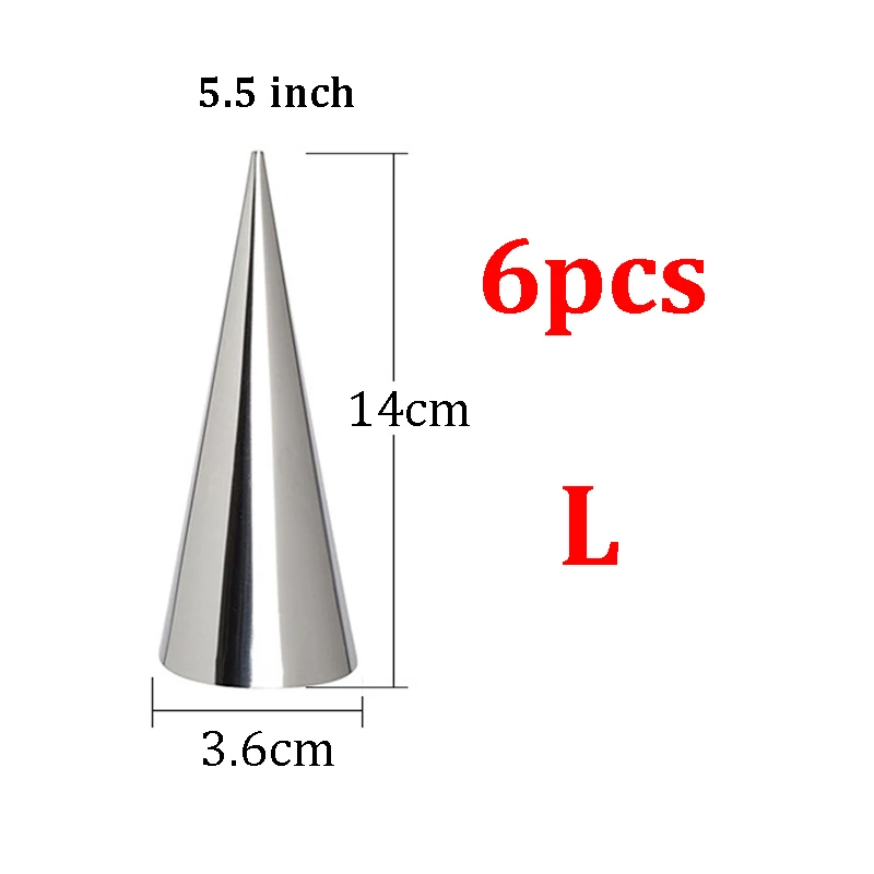 6pcs Conical L