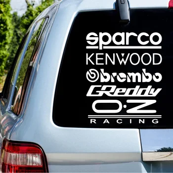 

Vinyl Kit Sparco Car Sticker for Car Door Window Decoration Spanish Text Car Body Decal Styling Stickers And Decals