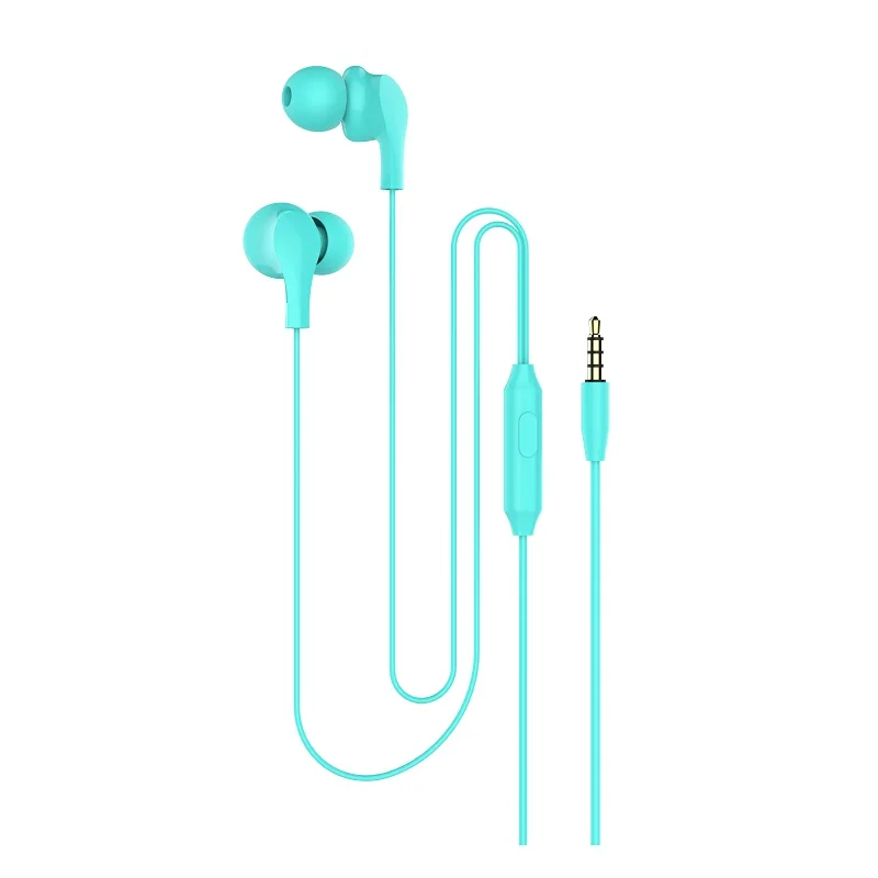 33D Stereo Bass Music Earphones Earbuds in ear Flat Mouth Headset Noise Reduction Earbuds With MIC for iPhoneHuaweiXiaoSamsung