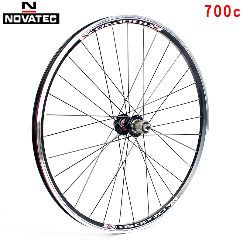 Novatec Road bikes wheelset 700c A141SB F062SB Aluminum alloy wheels V brake 4 bearing 7-11speed 32H bicycle Wheels