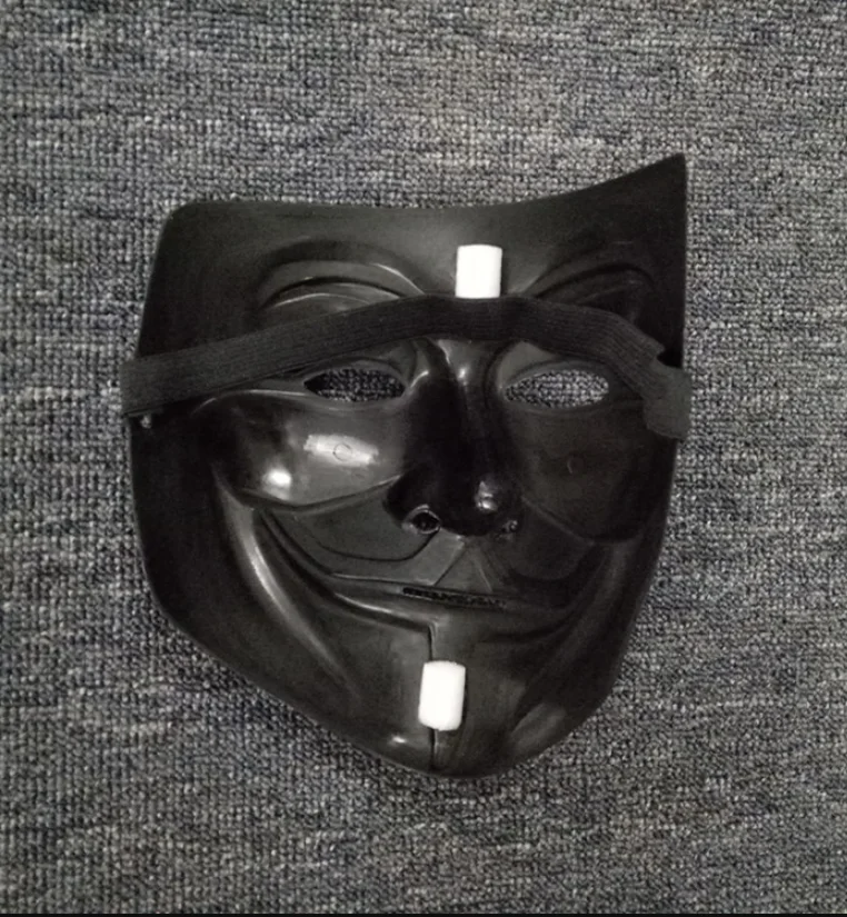 4 шт./лот Маскарадная маска для Хэллоуина v-face маска кинематографическая тематика V-face маска V geek-V черная маска