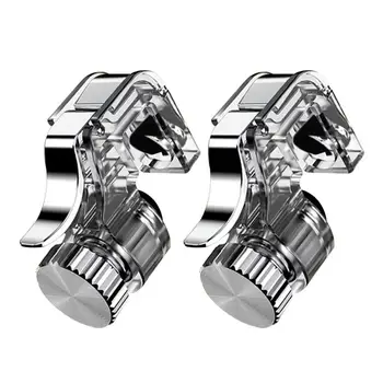 

1 Pair Mobile Phone Game Fire Button Smart Phone Metal Game Pubg Trigger L1 R1 Shooter For Iphone Knives Out Survival Rules