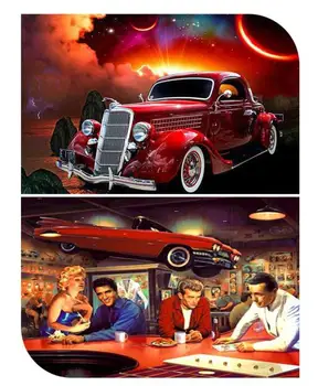 

Poured Glue Diamond Painting,Car Full,Round Drills,Diamond Embroidery,Rhinestone,Home,Decoration