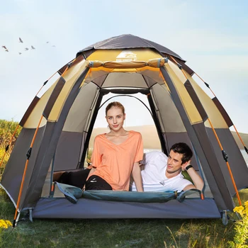 

throw tent outdoor automatic tents throwing pop up waterproof camping hiking tent waterproof large family open Protable Awning