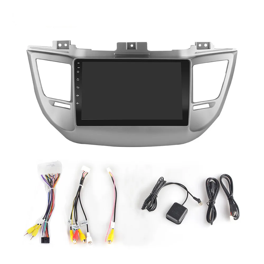 Автомагнитола для hyundai Tucson 2 din Android 8,1 GO автомобильный навигационный Радио стерео автомобильный видео мультимедийный плеер