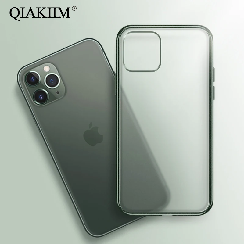 Slim Plating Phone Cases For iPhone 11 Pro Max Huawei P20 Lite P30 Mate 30 Honor 20 8X 9X Nova 5i Matte Clear Soft TPU Cover | Мобильные
