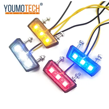 

1PC Mini Motorcycle White LED License Plate Light Moto ATV Scooter Light Lamp Bulb Accessories For Honda For Kawasaki For Suzuki