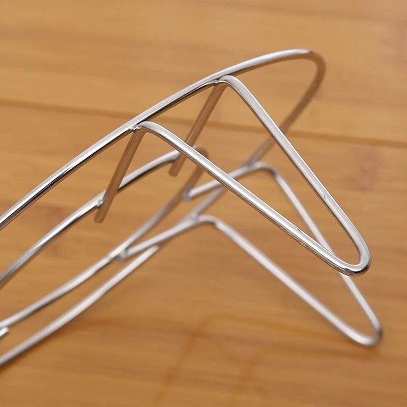 【FUN LIVE】 1PC Stainless Steel Steamer Food Kitchen Cookware Steamer Rack Insert Stock Cooking Steaming Stand Kitchen Heating Supplies. 
