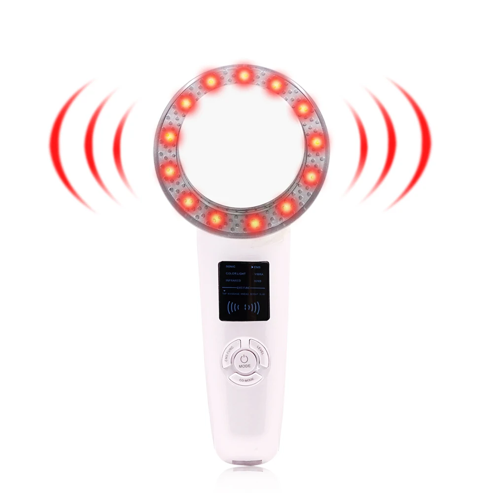 

6 In 1 Ultrasound Cavitation Body Slimming Massager Weight Loss Anti-Cellulite Fat Burner Galvanic Infrared Therapy Machine