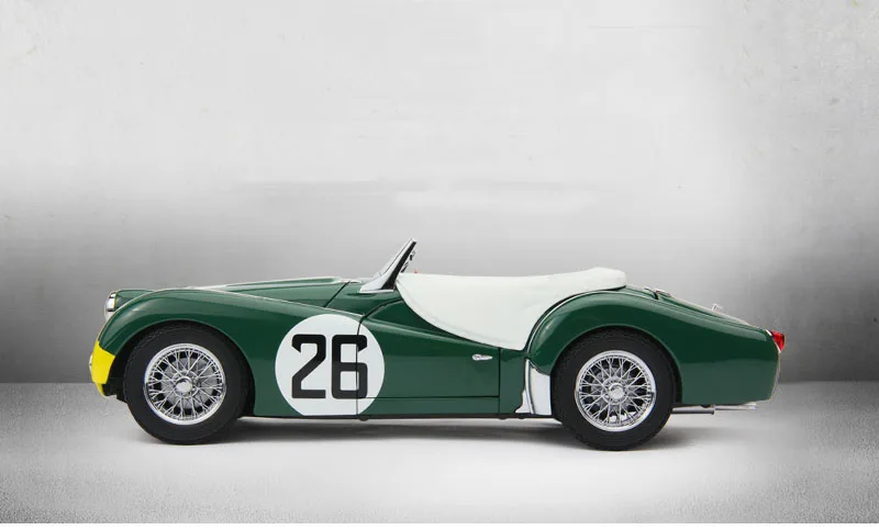 1/18 весы Triumph классического автомобиля 1959 ле-Ман № 26 автомобиль литой Сплав ралли оригинальная модель автомобиля металлический автомобиль игрушки вентиляторы коллекция