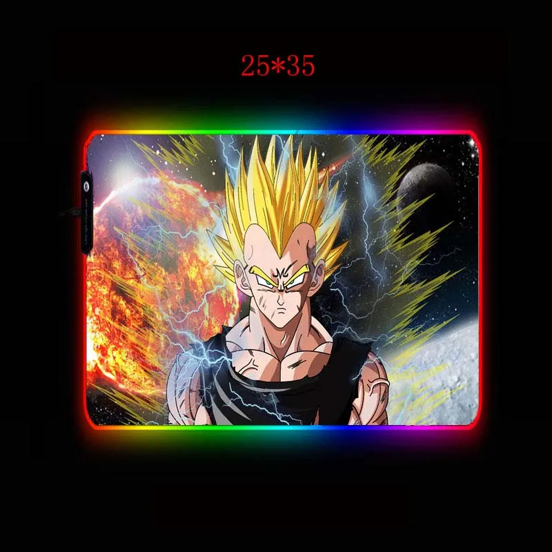 XGZ игровой коврик для мыши Dragon Ball большой коврик для мыши в стиле аниме RGB компьютерный коврик для мыши игровой коврик Mause светодиодный коврик с подсветкой коврик для клавиатуры