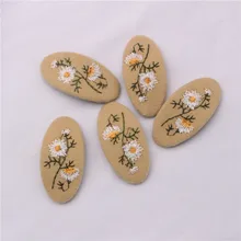 5 pçs/set2020 primavera e verão grampos de cabelo das crianças xadrez bordado bolinhas bebê bonito acessórios para o cabelo