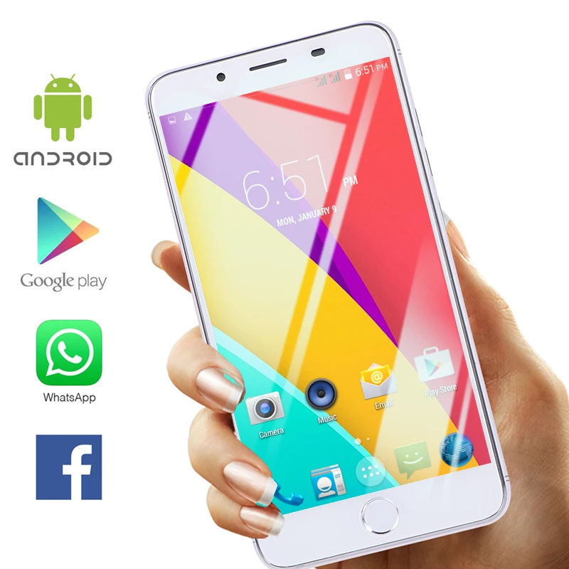 Глобальный язык разблокирован 7Plus Android смартфон 5 &quotдюймов Лицо ID смарт мобильный