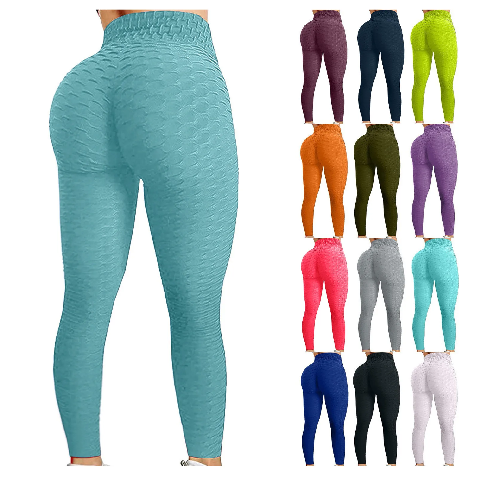 Push Up Leggings Women High Waist Tights Workout Pants Gym Exercise Fitness Legging Running