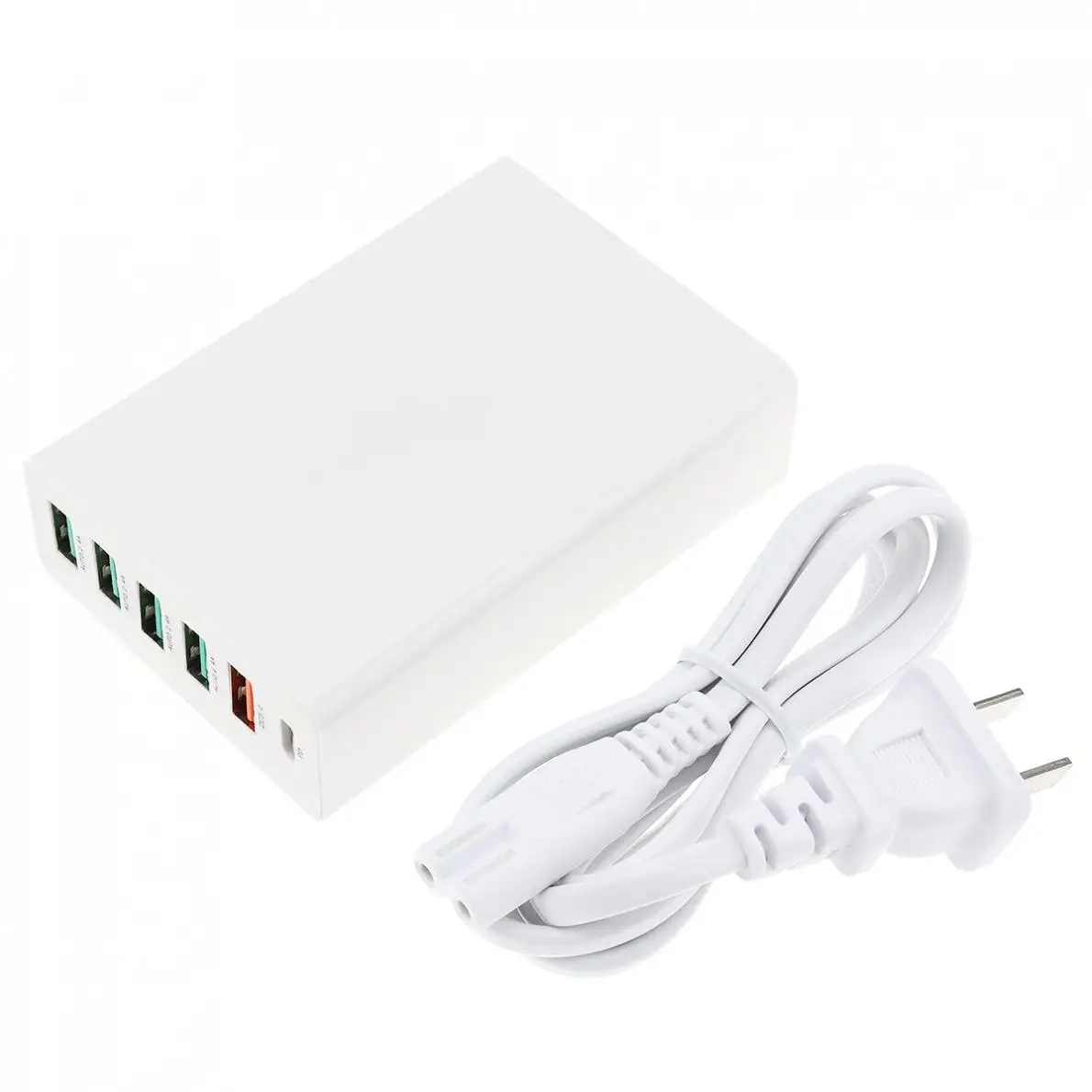 60 Вт USB Quick Зарядное устройство QC3.0 настольная зарядная станция зарядное устройство с 6-Порты и разъёмы для мобильного телефона