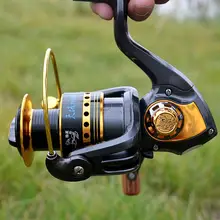 Рыболовная катушка полностью металлическая Катушка спиннинговая катушка Daiwa Max Drag из нержавеющей стали с ручкой катушка приманки колеса рыболовные аксессуары