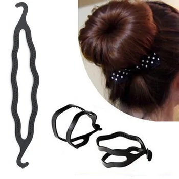 

Women Fashion Plastic Magic Hair Styling Clip Stick Bun Maker Braid Tool Hair DIY Fishtail Maker Clip Hair Styling Braid