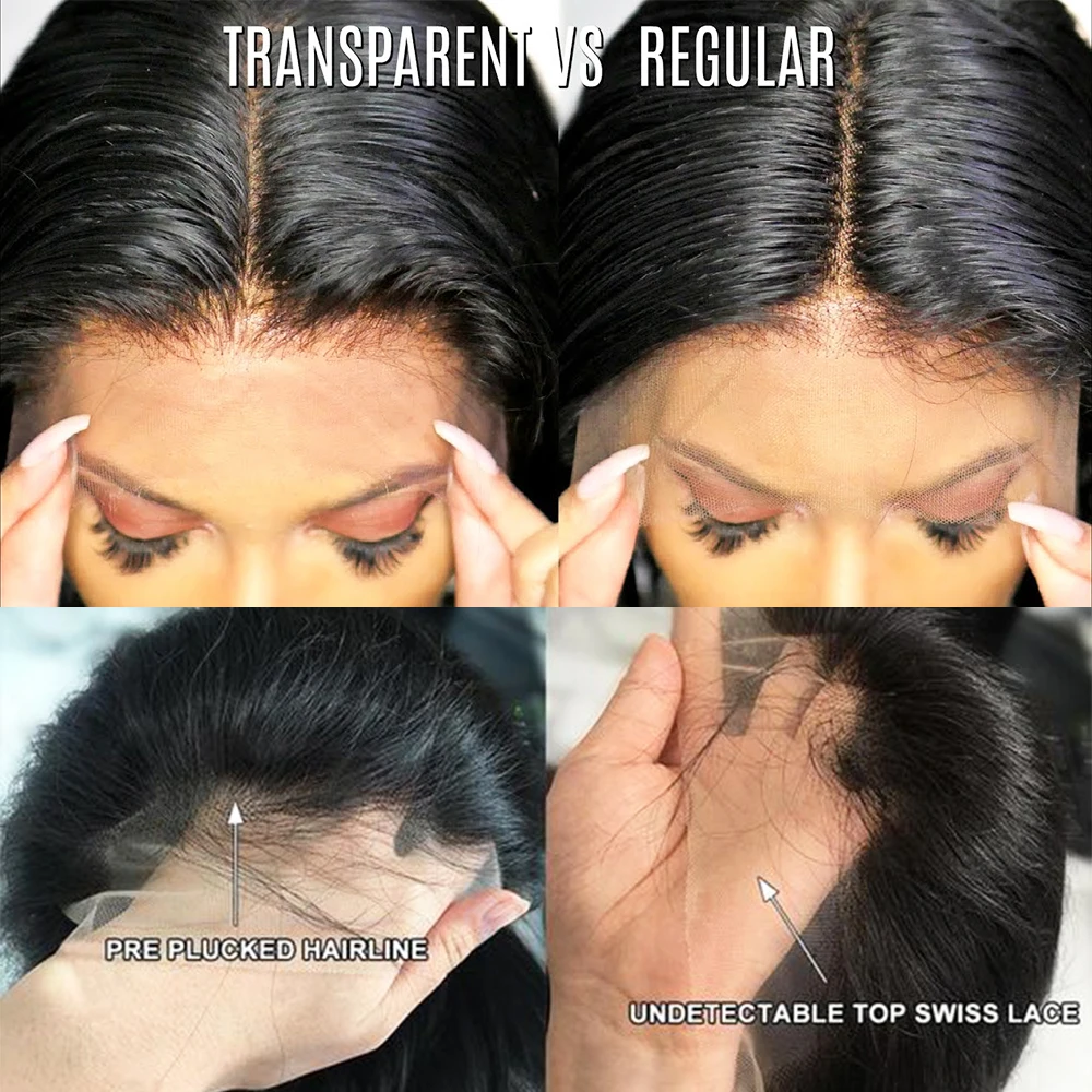 transparent lace wig