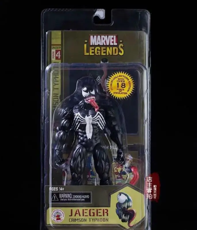 Marvel Legends Человек-паук яд ПВХ фигурка Коллекционная модель игрушки AMK55 | Игрушки и
