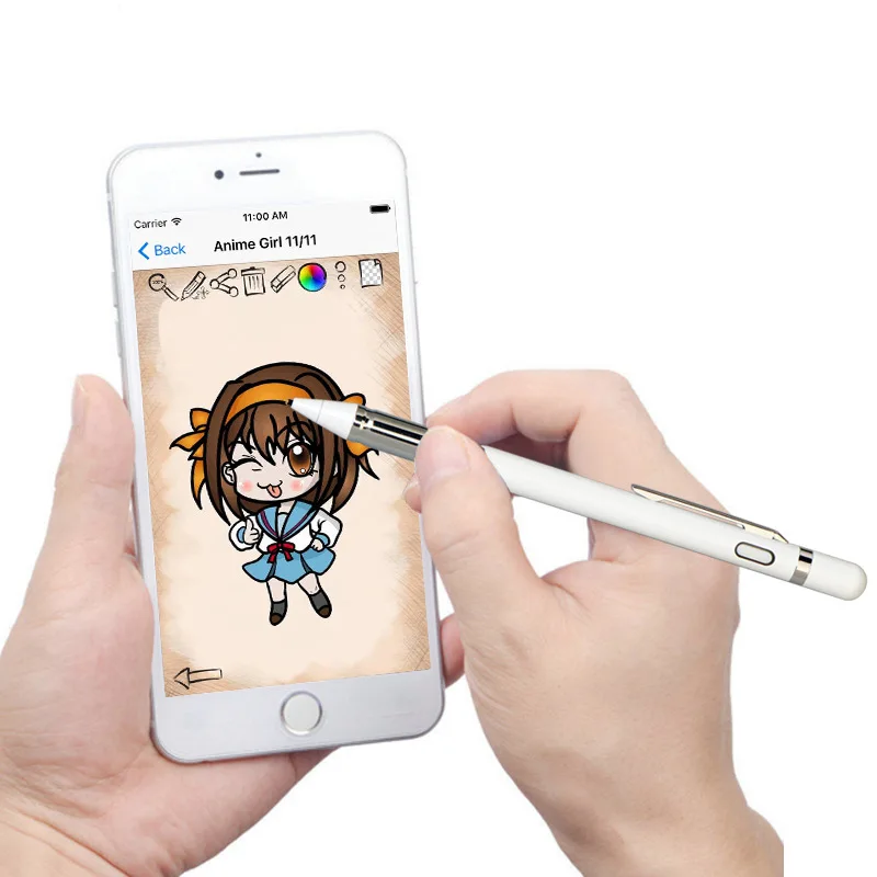 

K832 Active Capacitive Pen High Compatible Fine Head Pen Mobile Phone Tablet Stylus Universal Painted Pen Wholesale