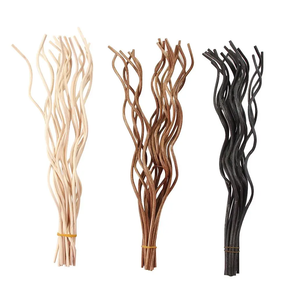 

20Pcs Wavy Rattan Air Freshener Reed For Bedroom Toilet Diffuser Sticks Home Decor Volatile Stick Diffuser Replacement