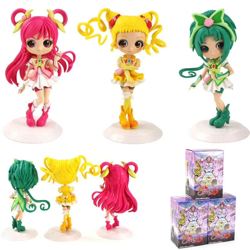 Японский Аниме Pretty Cure CureLemonade CureDream фигурка Q Posket Precure ПВХ милая игрушка модель