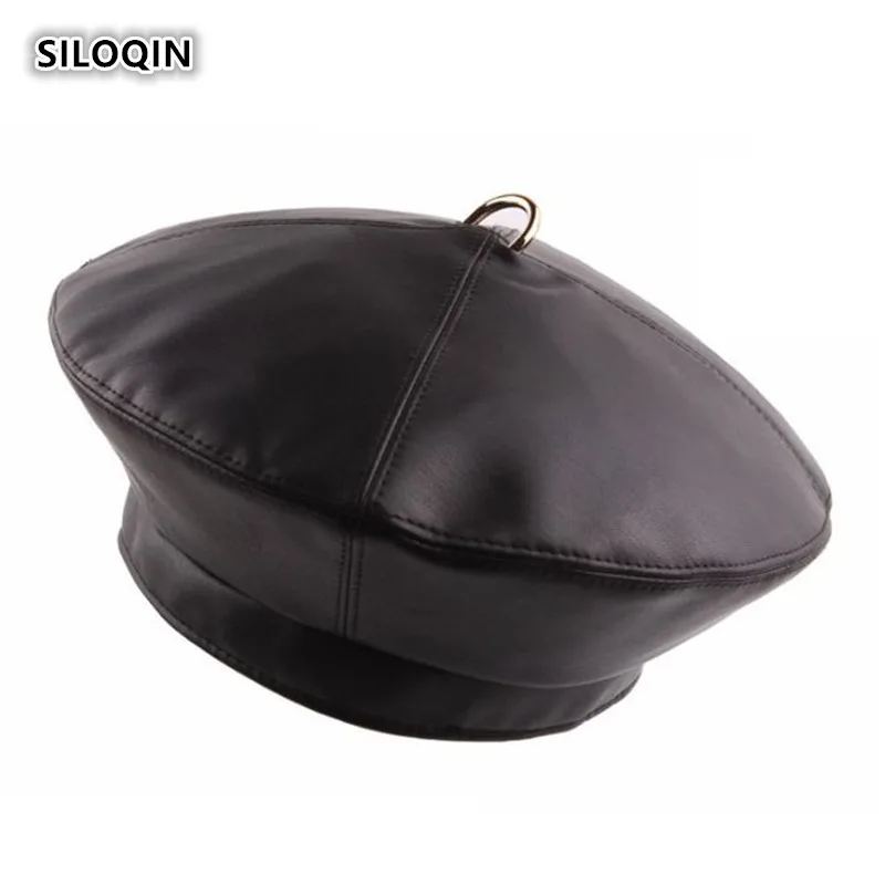 SILOQIN береты для женщин осень зима новый тренд Snapback кепка мужская кость сплошной цвет дикий Casquette Досуг Туризм праздничные колпаки