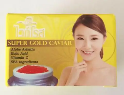 

Thai White Rose Super Gold Caviar ,Dark spot Blemish Skin Whitening Cream12g ,kojic acid ,VC ,alpha arbutin