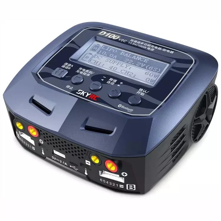 SKYRC D100 V2C 2X100W Dual Balance LiPo Battery