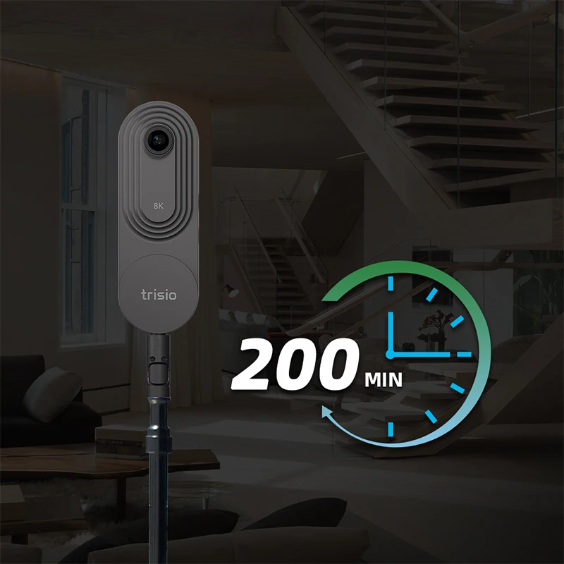 Action Camera Trisio Lite 2 360 Designed For Real Estate Agents and Photographers Easy Capture 360 Panoramic 8K 32MP HD VR Images
