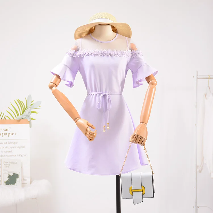 

New Year Special Offer Special Offer WOMEN'S Dress 2019 Korean-style Spring College Style Elegant Trend Short-sleeve Dress Women